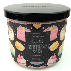 Goose Creek Vanilla Birthday Cake 3-Wick 14.5oz. Jar Candle
